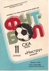 СКА Київ - Ністру Кишинів 11.04.1981