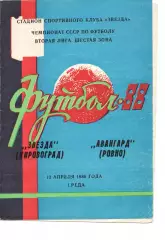 Зірка Кіровоград - Авангард Рівне 13.04.1988