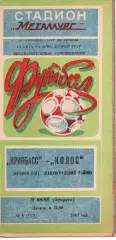 Кривбас Кривий Ріг - Колос Нікополь 18.06.1985