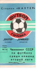Шахтар Горлівка - Кривбас Кривий Ріг 05.07.1988