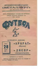 Дніпро Дніпропетровськ - Арарат Єрєван 28.04.1965