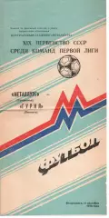 Металург Запоріжжя - Гурія Ланчхуті 11.09.1988