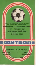 Металург Запоріжжя - динамо ставрополь 27.05.1985