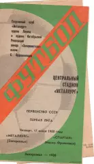 Металург Запоріжжя - Спартак Івано-Франківськ 17.07.1980