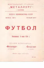 Металург Запоріжжя - спартак нальчик 09.06.1974