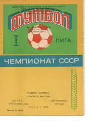 Колос Нікополь - текстильник іваново 02.08.1983