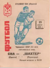 СКА Одеса - Шахтар Павлоград 25.04.1988
