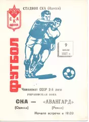 СКА Одеса - Авангард Рівне 09.07.1988