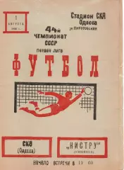 СКА Одеса - Ністру Кишинів 01.08.1981
