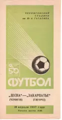 Десна Чернігів - Закарпаття Ужгород 26.04.1987