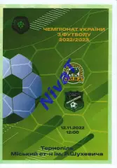 Нива Тернопіль - ФК Маріуполь 12.11.2022