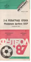 Металіст Харків - Динамо Київ 17.04.1987