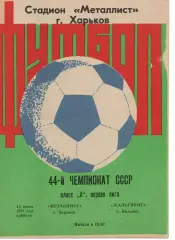 Металіст Харків - Жальгіріс Вільнюс 13.06.1981