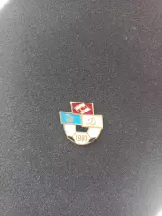 Значок - призери 1989 - спартак, Дніпро Дніпропетровськ, Динамо Київ