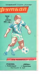 Поділля Хмельницький - Зірка Кіровоград 20.04.1988