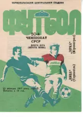Нива Тернопіль - Зірка Кіровоград 23.09.1987