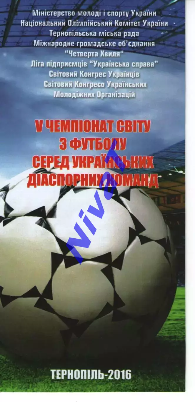 5 ЧС з футболу серед українських діаспор 2016 Румунія, Молдова, Іспанія...