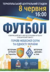 Ветерани футболу (Тернопіль) - Динамо Київ 08.06.2014