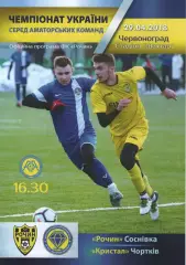 Рочин Соснівка - Кристал Чортків 29.04.2018