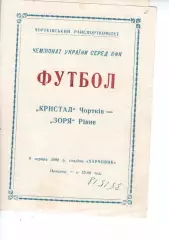 Кристал Чортків - Зоря Рівне 09.06.1990