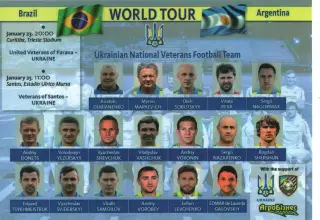 Легенди українського футболу / Україна - Бразилія - Аргентина 2017