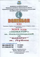 Новатор Хмельницький - Фвіорит Лубни 17.03.2012