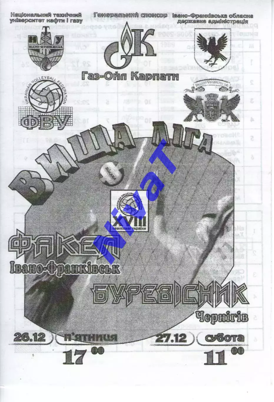 Факел Івано-Франківськ - Буревісник Чернігів 2008