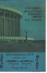 зеніт ленінград - Кайрат Алма-Ата 1986