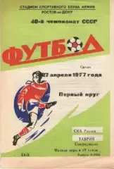 ска ростов - Таврія Сімферополь 1977