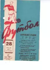 локомотив челябінськ - Будівельник Ашхабад 1967