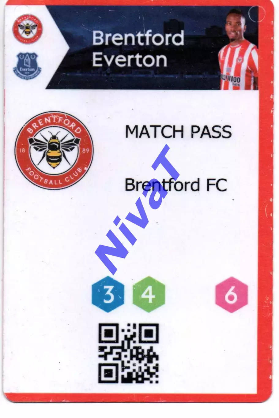 Бейдж - Брентфорд - Евертон / Brentford - Everton