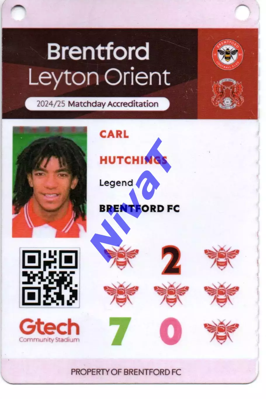 Бейдж - Брентфорд - Лейтон Орієнт / Brentford - Leyton Orient