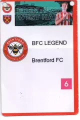 Бейдж - Брентфорд - Вест Хем Юнайтед / Brentford - West Ham United