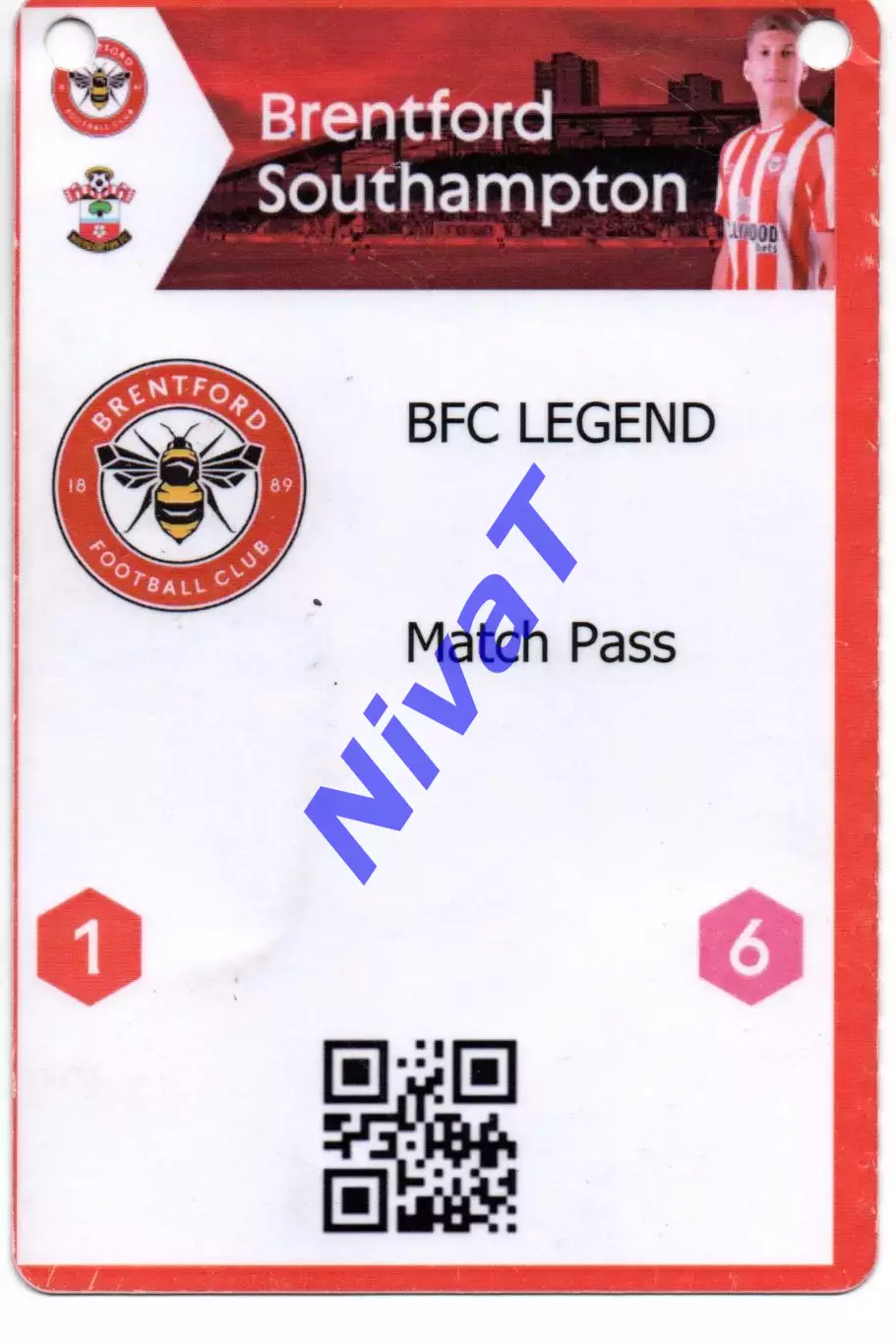 Бейдж - Брентфорд - Саутхемптон / Brentford - Southampton