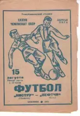 Ністру Кишинів - Нефтчі Баку 1975
