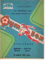динамо мінськ - Нефтчі Баку 1986