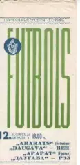 Даугава Рига - Арарат Єрєван 1965