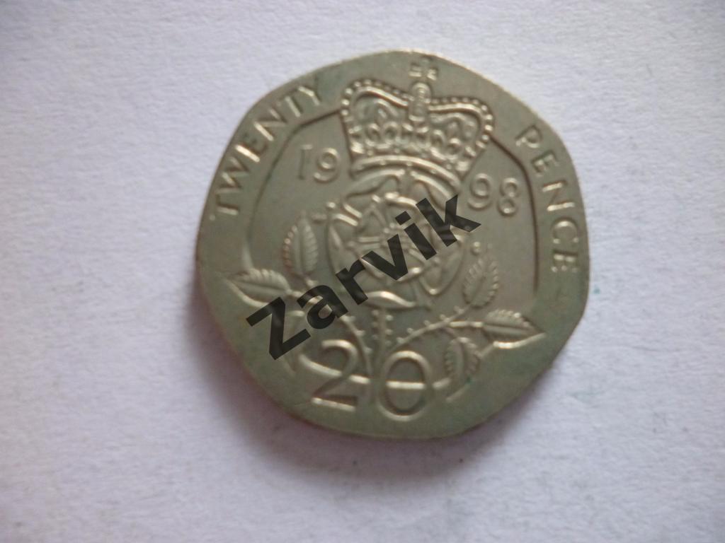 Twenty Pence - Великобритания двадцать пенсов 1998