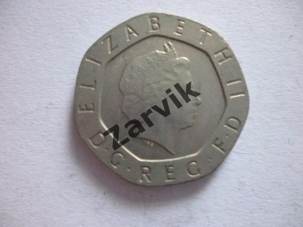 Twenty Pence - Великобритания двадцать пенсов 1998 1