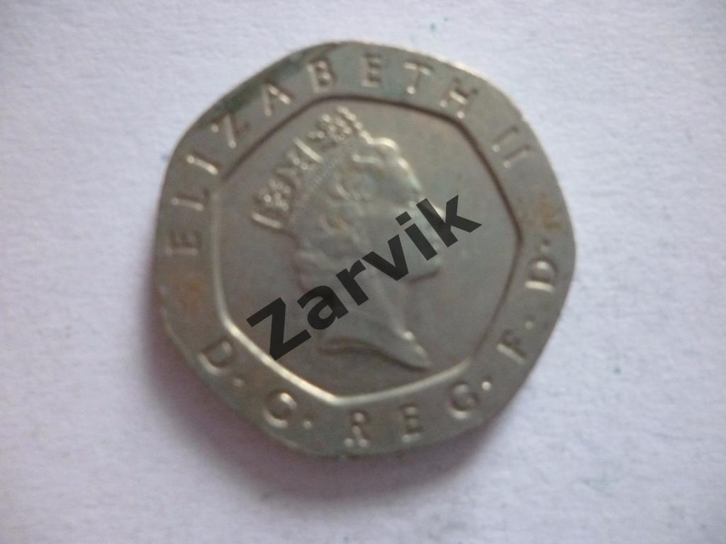 Twenty Pence - Великобритания двадцать пенсов 1997 1