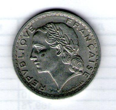 5 Francs - Франция 5 франков 1945 1