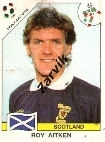 Панини (Panini) ЧМ 1990 Италия - Roy Aitken - Scotland (№220)