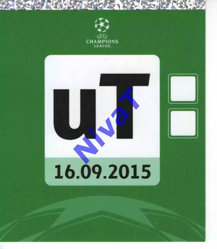 Бейдж - Динамо Київ - Порто Португалія 16.09.2015