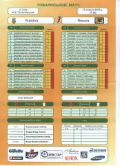 Протокол Україна - Японія 12.10.2005