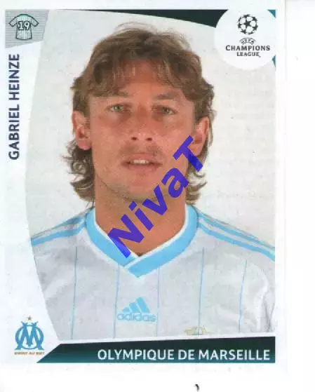 Наклейка PANINI Ліга чемпіонів 2009-10 № 179 Габріель Хейнце Марсель Франція