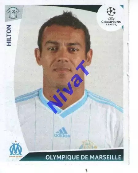 Наклейка PANINI Ліга чемпіонів 2009-10 № 178 Хілтон Марсель Франція