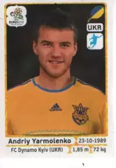 Наклейка PANINI Євро-2012 № 419 - Андрій Ярмоленко Україна