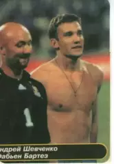 Наклейка - Андрій Шевченко і Фабієн Бартез