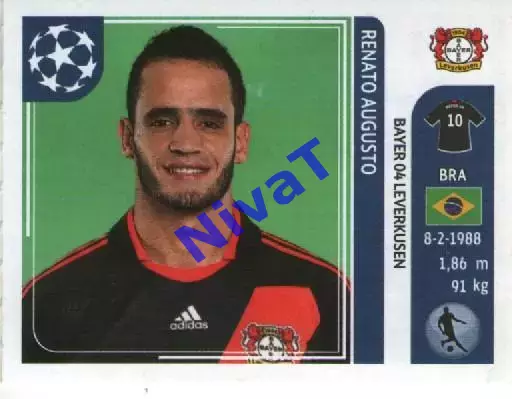 Наклейка PANINI Ліга Чемпіонів-2011/12 № 322 - Аугусто Бразилія