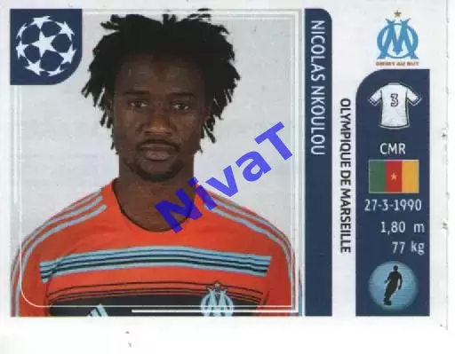 Наклейка PANINI Ліга Чемпіонів-2011/12 № 367 - Н'кулу Камерун